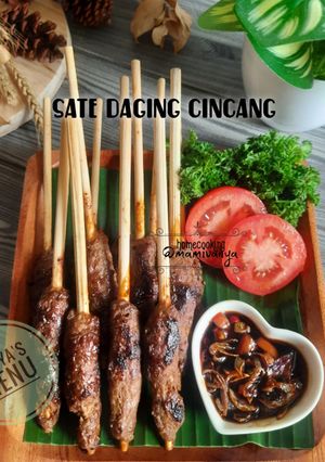 Foto resep Sate daging sapi cincang