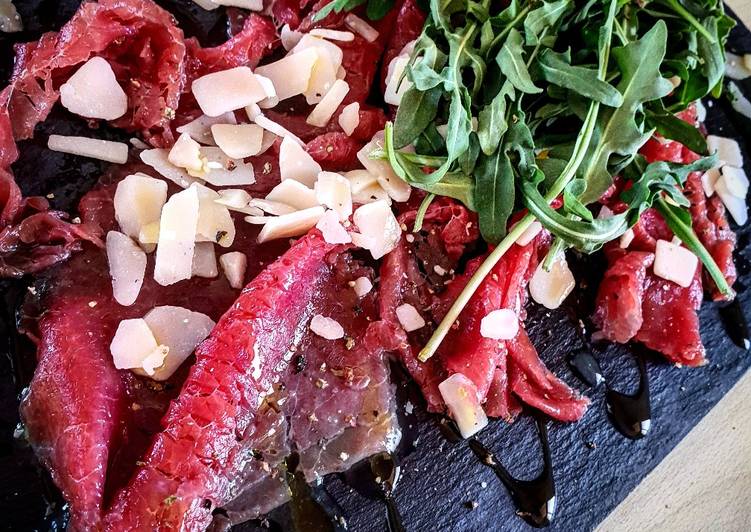 Beef carpaccio