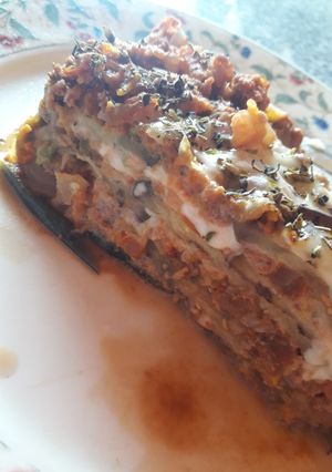 Una foto de Lasagna de berenjenas