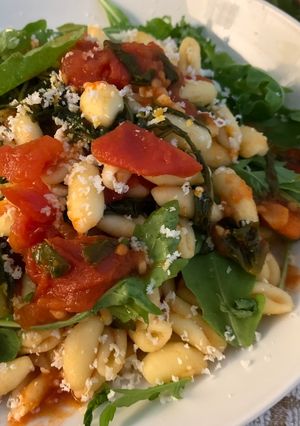 Foto di Cavatelli e rucola al pomodoro