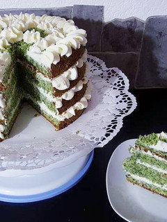 A picture of Spinach Cake.