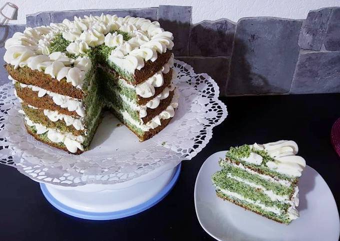 Recipe of Super Quick Spinach Cake