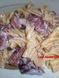 Fusilli con Speck al Vino Nero