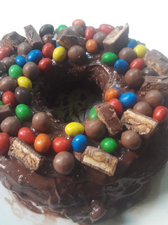 A picture of Fun easy chocolate cake birthday cake.