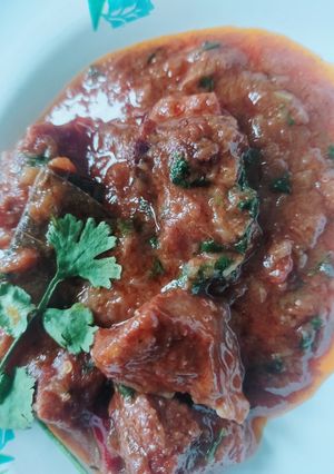 A picture of Spicy Mutton Stew.