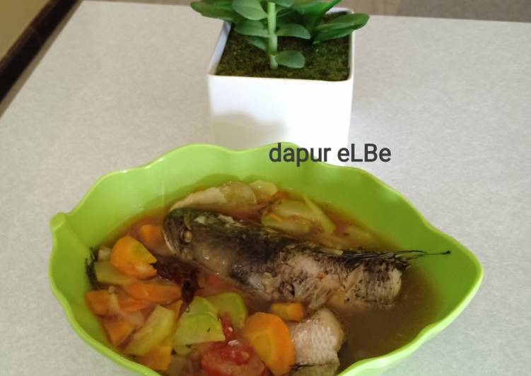Sop Ikan Gabus 🍲🐟