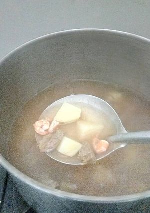 Foto resep Sop daging dan udang keto