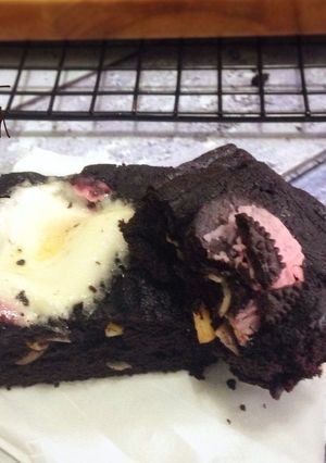 Foto resep Fudgy Black Brownies