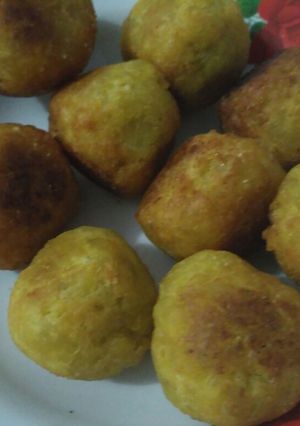 Foto resep Bola-bola ubi renyah legit