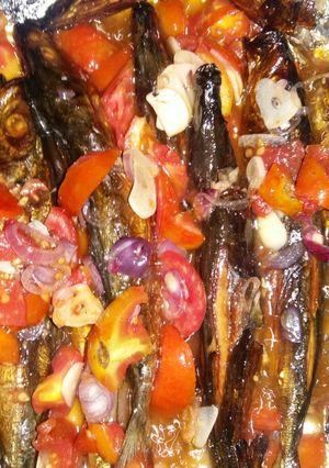Foto resep Ikan Pindang asap masak sambal