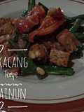 10) Tumis Kancang Panjang Tempe
