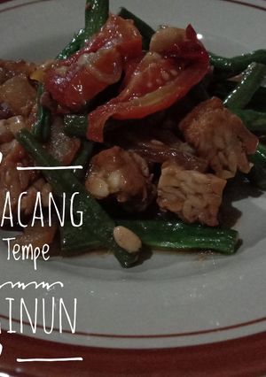 Foto resep 10) Tumis Kancang Panjang Tempe