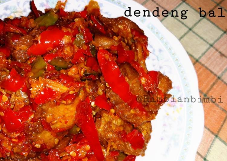 6. Dendeng balado