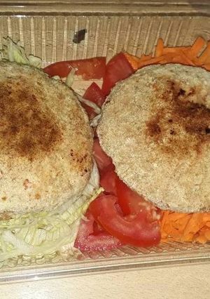 Una foto de Medallones de soja rellenos de jamón y queso