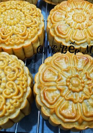 Hình của món Bánh nướng nhân sữa dừa hạnh nhân.