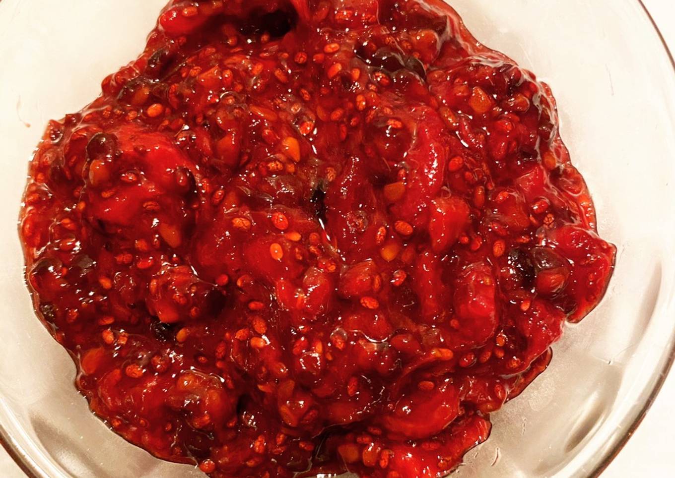 Mermelada de zarzamoras y fresas con chía - keto