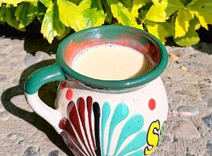 Una foto de Atole de calabaza de castilla 🏵️
