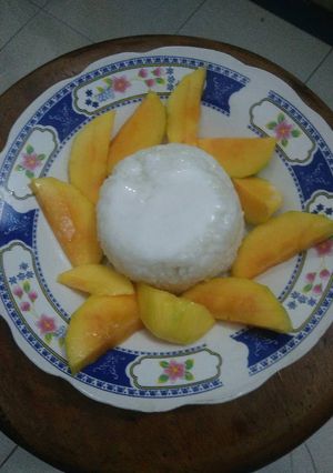 Foto resep Mango sticky rice (ketan mangga legit)