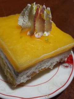 صورة لوصفة كيكه بارده بعصير البرتقال