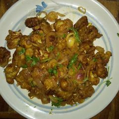 A picture of Gobi chilli without food colour.