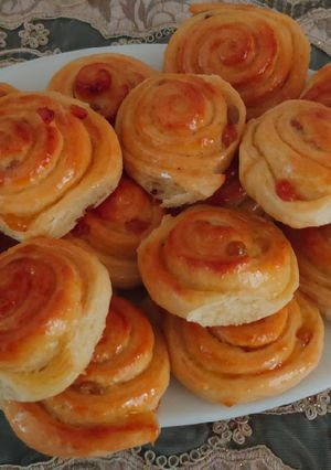 صورة لوصفة بريوش بالكريمة والزبيب