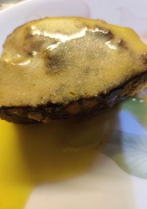 A picture of Pan-Grilled Blue Marlin with Beurre Blanc Sauce.