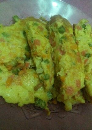 Foto resep Omelet sayur sederhana