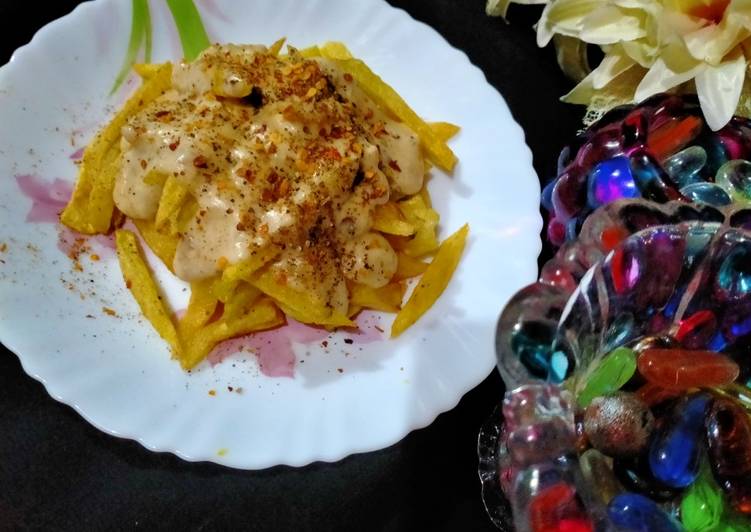 Simple Way to Make Any-night-of-the-week Cheesy saucy fries🍟