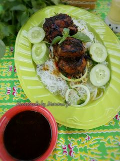 Foto resep Salad Ayam Bakar Kemangi