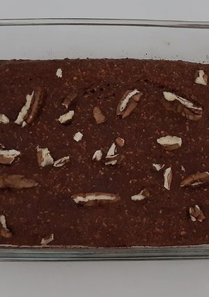 Una foto de Brownie de algarroba
