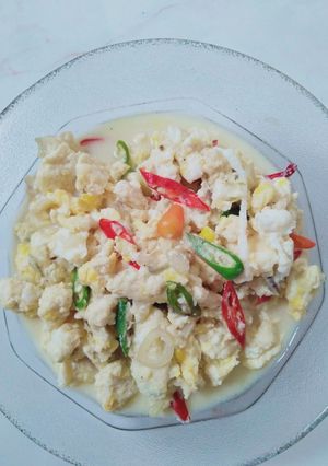 Foto resep Orak Arik telur kuah susu