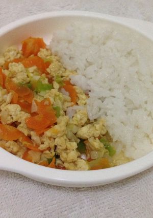 Foto resep Mpasi 1+ nasi + tumis capcay