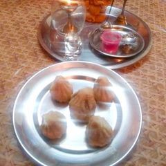 A picture of Fried Modak.