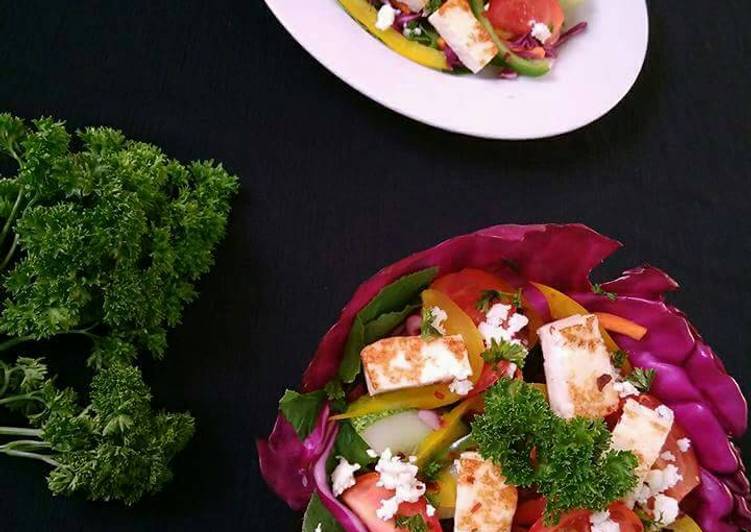 How to Prepare Favorite Fresh Veggies And Cottage Cheese Salad