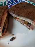 Ham and Swiss with Muffaletta Olive Salad