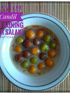 Foto resep Bubur Candil Ubi Kuning (Biji Salak)