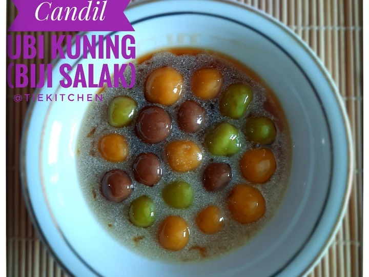 Langkah Mudah untuk Menyiapkan Resep Bubur Candil Ubi Kuning (Biji Salak) yang Lezat Sekali Anti Ribet, Bikin Ngiler