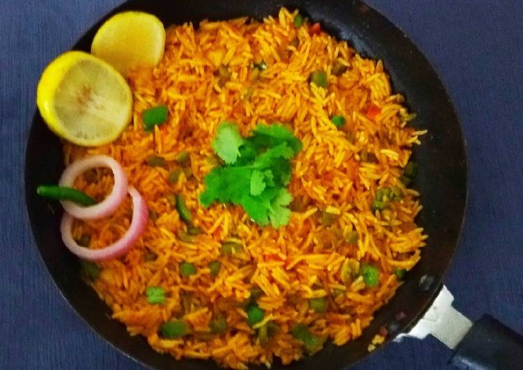 Easiest Way to Make Any-night-of-the-week Mumbai Tawa Pulao