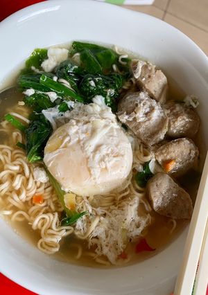 Hình của món Mì bò viên.