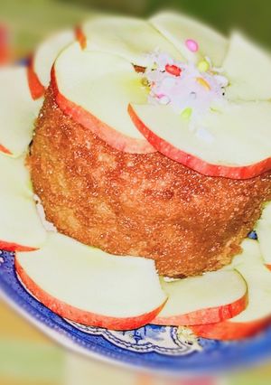 A picture of Apple & Curd Cake.