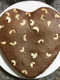 ஹாட் சேப் போர்பான் கேக்(heart shape bourbon cake recipe in tamil)