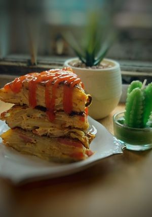 Foto resep Spanish Omelette (Tortilla De Patatas)