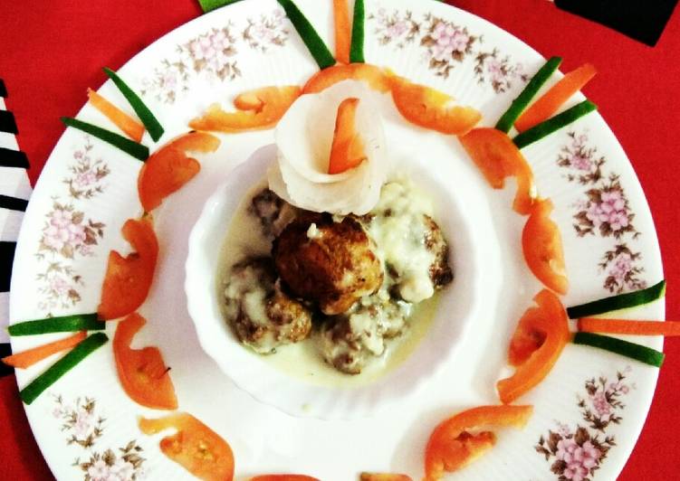 Recipe of Award-winning Rice fish ball in white sauce