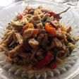Tumis ayam suwir kemangi