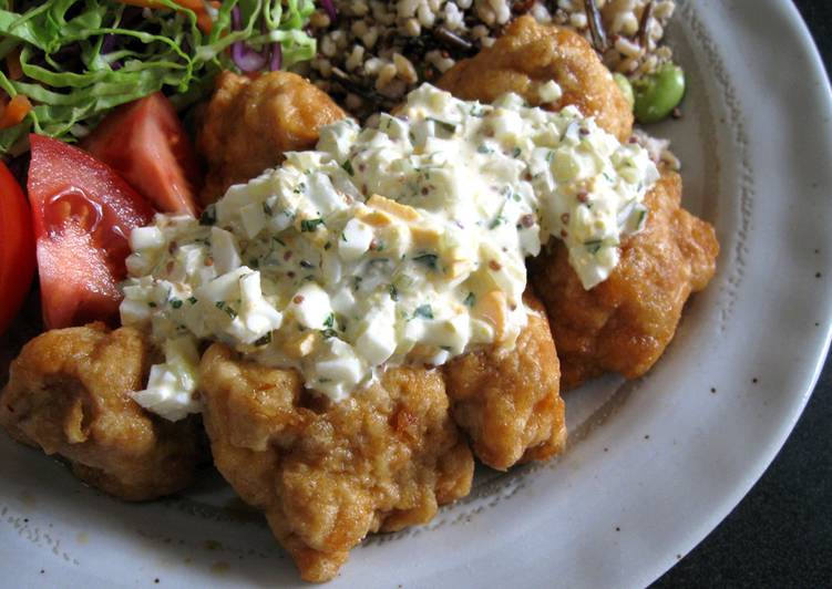 Sweet Sour Chicken with Tartar Sauce