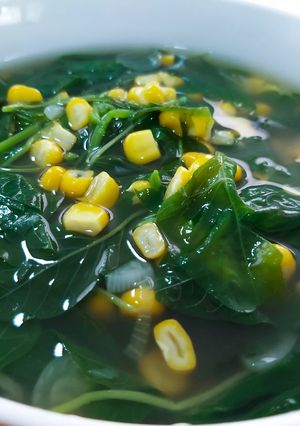 Foto resep Spesial Sayur Bayam Jagung Manis Praktis