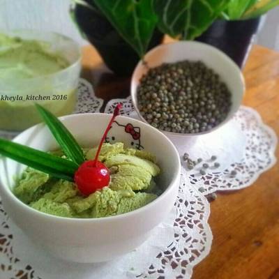 Resep Ice Cream Dung Dung Kacang Hijau(es cream)+ tips oleh Kheyla's  Kitchen - Cookpad