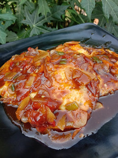 Foto resep Telur ceplok saus asam manis