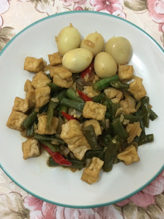 Foto resep Tumis Teriyaki (Kacang Panjang, Tahu & Telur Puyuh) tanpa garam
