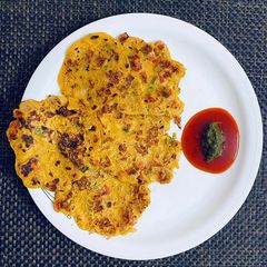 Veg omelette A picture of Veg omelette.